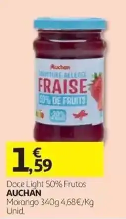 Auchan Doce Light 50% Frutos Auchan promoção