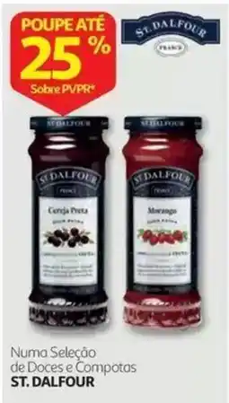 Auchan Cereja Preta e Morango St. Dalfour promoção
