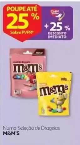 Auchan Numa Seleção de Drageias M&M'S promoção
