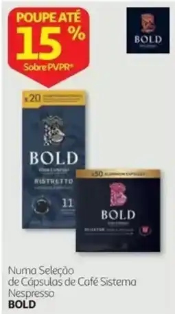 Auchan Numa Seleção de Cápsulas de Café Sistema Nespresso BOLD promoção