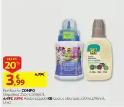 Auchan Fertilizante COMPO Orquídeas promoção