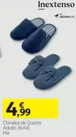 Auchan Inextenso Chinelo de Quarto promoção