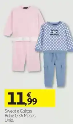 Auchan Sweat e Calças Bebê promoção