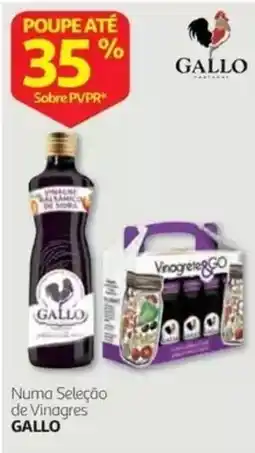 Auchan Vinagre balsâmico de mirra gallo promoção