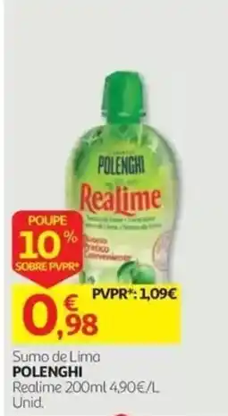 Auchan Sumo de Lima Polenghi Realime promoção