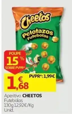 Auchan Cheetos pelotazos futebolas promoção