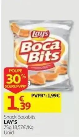 Auchan Snack Bocabits Lay's promoção