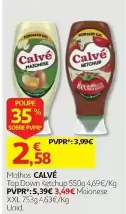 Auchan molhos calvé promoção