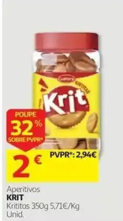 Auchan Aperitivos Krit promoção