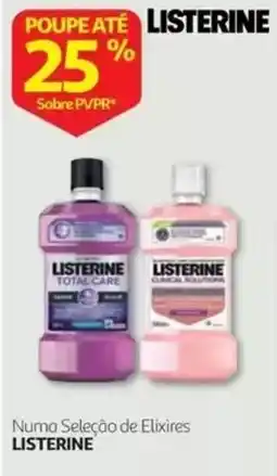 Auchan Listerine numa seleção de elixires promoção