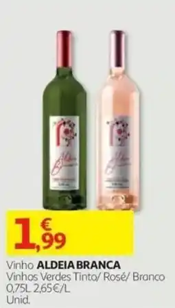 Auchan Vinho ALDEIA BRANCA promoção
