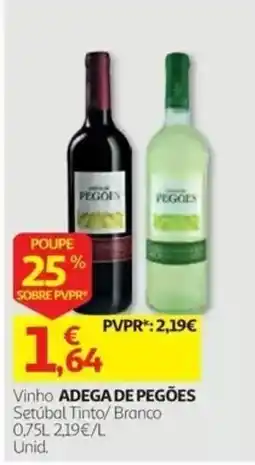 Auchan Vinho adega de pegões promoção