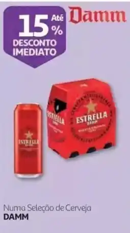 Auchan Numa Seleção de Cerveja DAMM promoção
