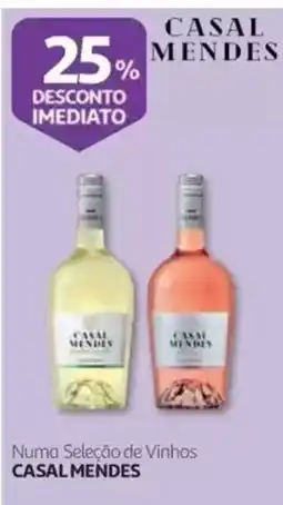Auchan Numa Seleção de Vinhos Casal Mendes promoção