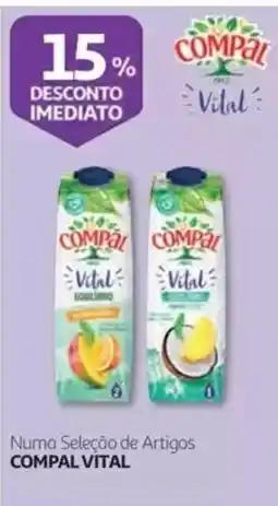 Auchan Numa Seleção de Artigos COMPAL VITAL promoção