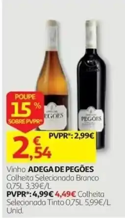Auchan Vinho adega de pegões promoção