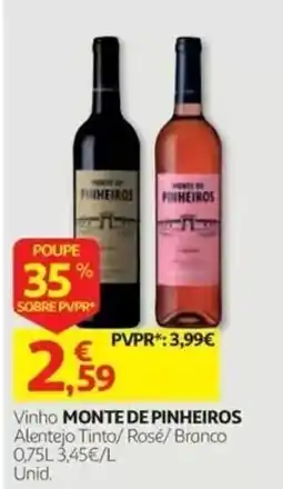 Auchan Vinho Monte de Pinheiros promoção