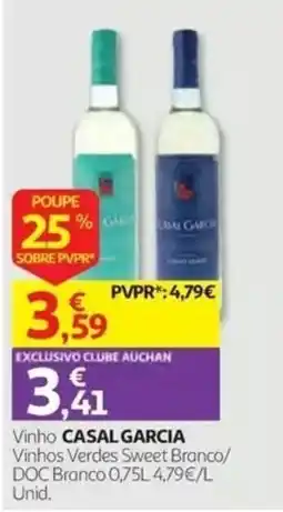Auchan Vinho CASAL GARCIA promoção