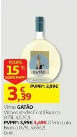Auchan Vinho GATÃO promoção