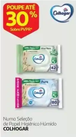 Auchan Papel Higiênico Húmido Colhogar promoção