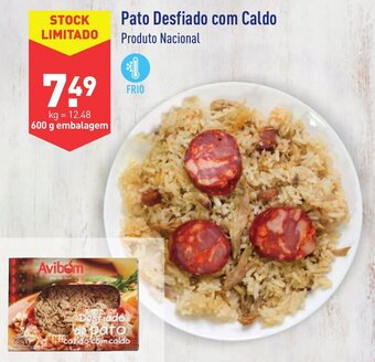 Pato Desfiado com Caldo 600g