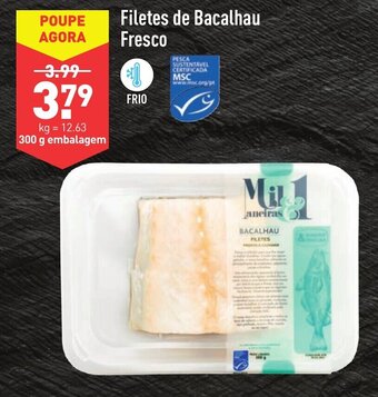 ALDI Filetes de Bacalhau Fresco 300g promoção
