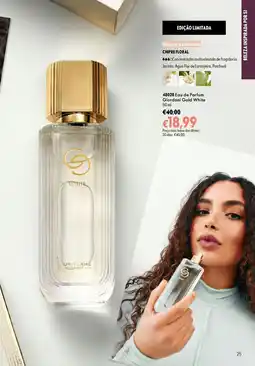 Oriflame Giordani gold white promoção