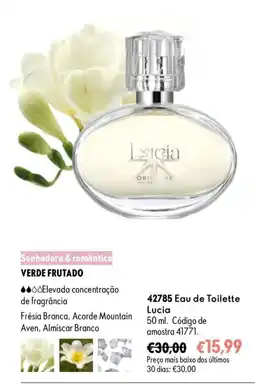 Oriflame Lucia eau de toilette promoção