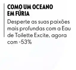 Oriflame eau de toilette excite promoção