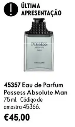 Oriflame Possess absolute man promoção