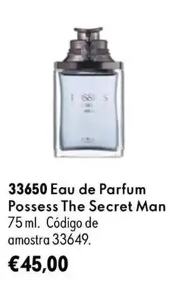 Oriflame possess the secret man promoção