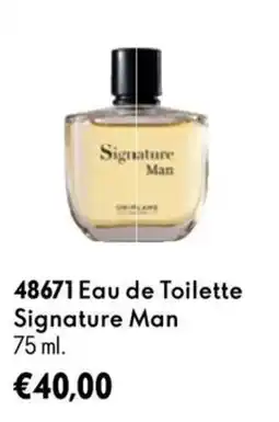 Oriflame Signature Man promoção