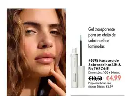 Oriflame Máscara de Sobrancelhas Lift & Fix THE ONE promoção