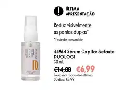 Oriflame Sérum Capilar Selante duologi promoção