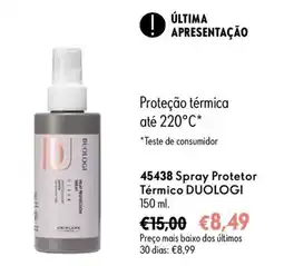 Oriflame Spray Protetor Térmico Duologi promoção