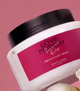 Oriflame Creme corporal perfumado sensual ruby love potion promoção