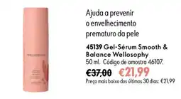 Oriflame Gel-sérum smooth & balance wellosophy promoção