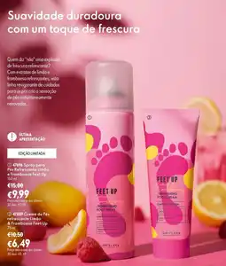 Oriflame Feet Up Lemon & Raspberry Refreshing Foot Spray promoção