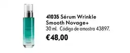 Oriflame Sérum wrinkle smooth novage+ promoção