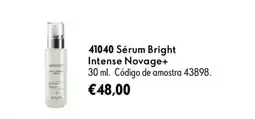 Oriflame Sérum bright intense novage+ promoção