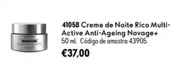 Oriflame Creme de Noite Rico Multi-Active Anti-Ageing Novage+ promoção