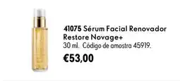 Oriflame Sérum Facial Renovador Restore Novage+ promoção