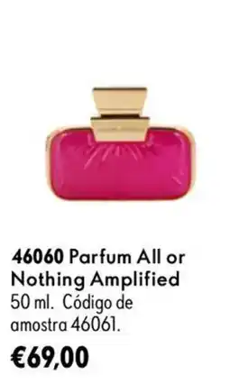 Oriflame Parfum All or Nothing Amplified promoção