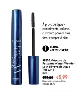 Oriflame Máscara de Pestanas Winter Wonder Lash à Prova de Água THE ONE promoção