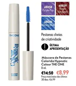 Oriflame Máscara de Pestanas Colorida Hypnotic Colour THE ONE promoção