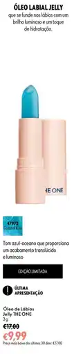 Oriflame óleo labial jelly the one promoção