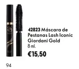 Oriflame máscara de pestanas lash iconic giordani gold promoção