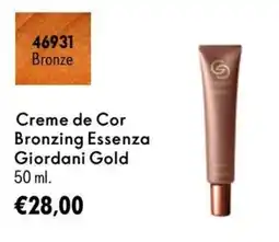 Oriflame Creme de cor bronzing essenza giordani gold promoção