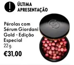 Oriflame pérolas com sérum giordani gold - edição especial promoção