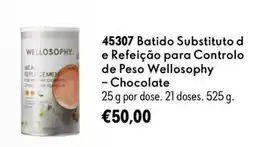 Oriflame Batido substituto de refeição para controlo de peso wellosophy - chocolate promoção